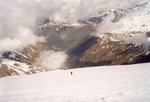 Sur le glacier de Charbonnel.