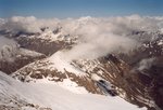 La Grande Casse émerge des nuages.
