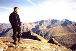 Rémi au sommet du Piméné