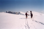 Coralie et Olivier se dirigent vers les Rochers du Parquet.