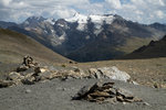 La Grande Ciamarella et l'Albaron, versant Maurienne du col des Fours.