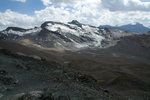 Le glacier des Fours et la pointe de Méan Martin, vus depuis la pointe des Fours.