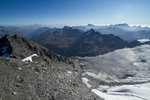 Panorama sur les Alpes valaisannes et le Grand Paradis.