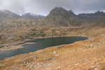 Le Lac Long et le refuge des Merveilles.