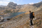 Manuel sur le chemin de la Vallée des Merveilles.
